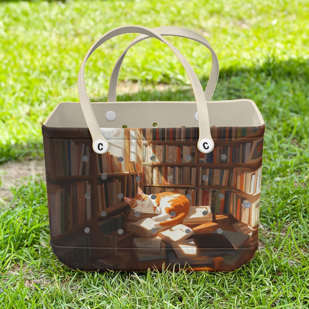 Bucket Tote Bag, Limited Edition Bogg Bag, Beach Bag Bookworm'S Best Friend - Image 2