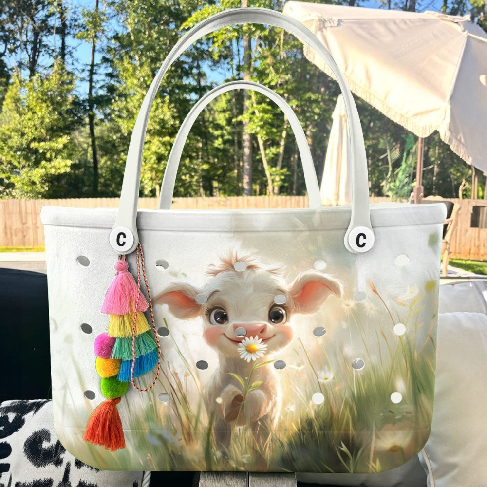 Bucket Tote Bag, Limited Edition Bogg Bag, Beach Bag Baa-By - Image 5