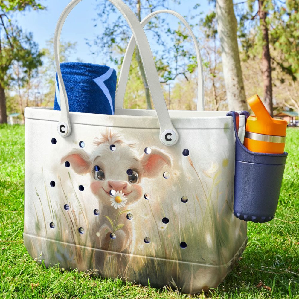 Bucket Tote Bag, Limited Edition Bogg Bag, Beach Bag Baa-By - Image 3