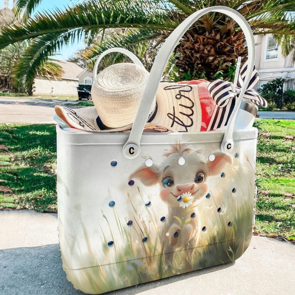 Bucket Tote Bag, Limited Edition Bogg Bag, Beach Bag Baa-By - Image 4