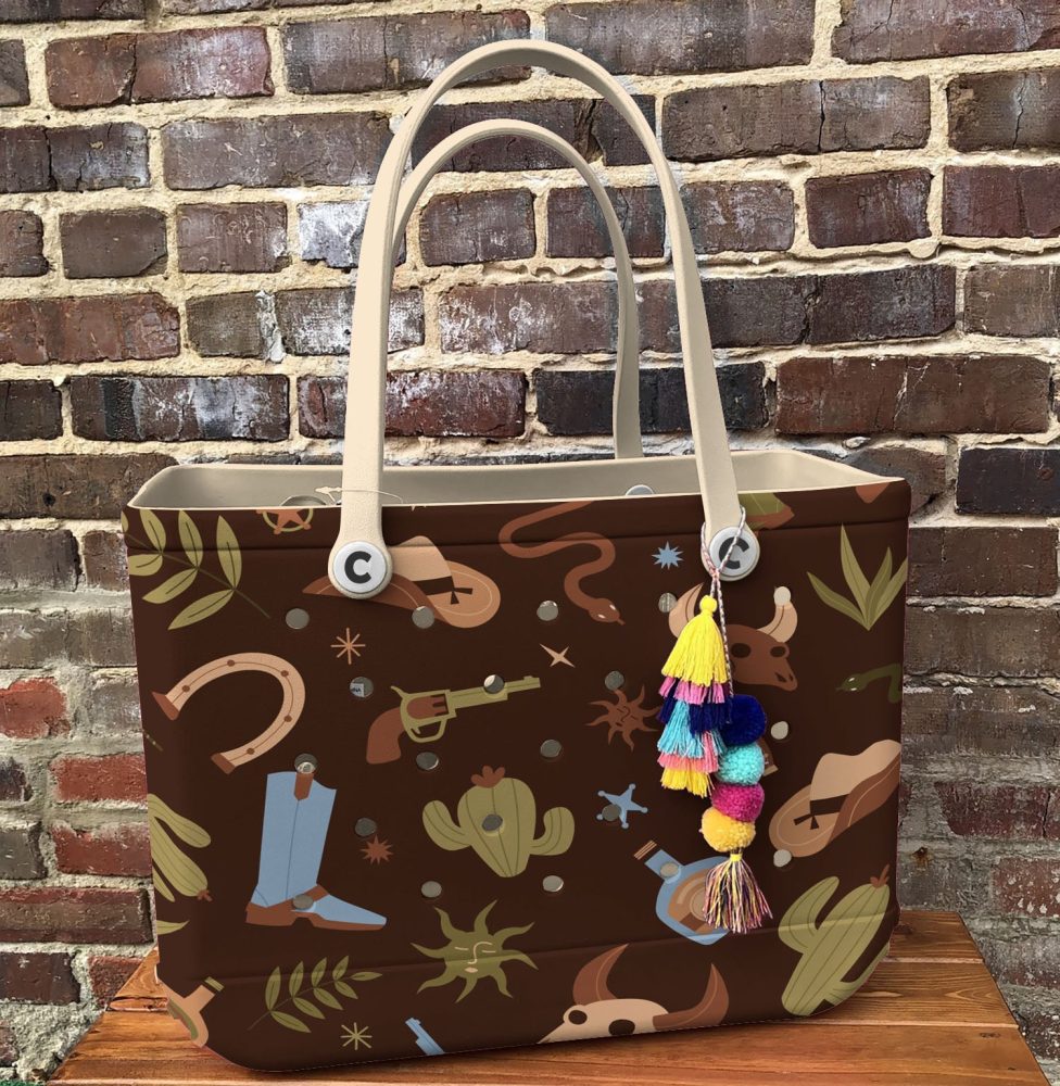 Bucket Tote Bag, Limited Edition Bogg Bag, Beach Bag Prairie Pearl - Image 3