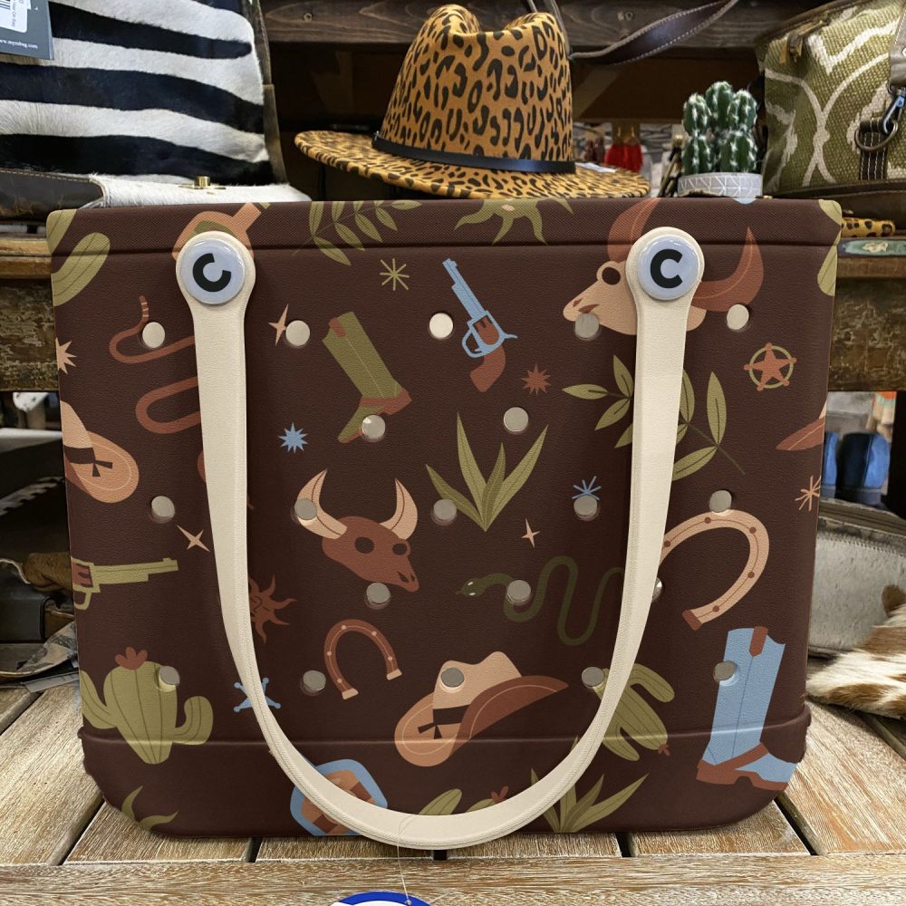 Bucket Tote Bag, Limited Edition Bogg Bag, Beach Bag Prairie Pearl - Image 2