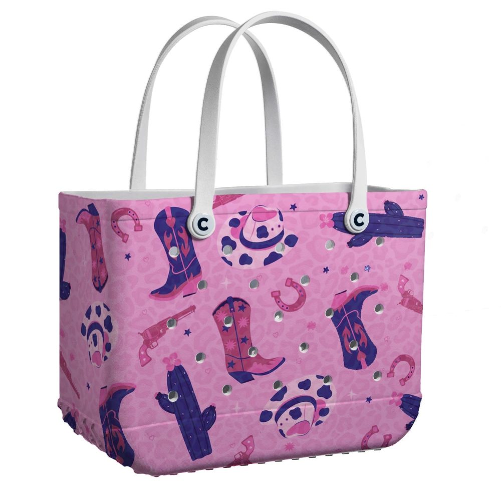 Bucket Tote Bag, Limited Edition Bogg Bag, Beach Bag Desert Diva