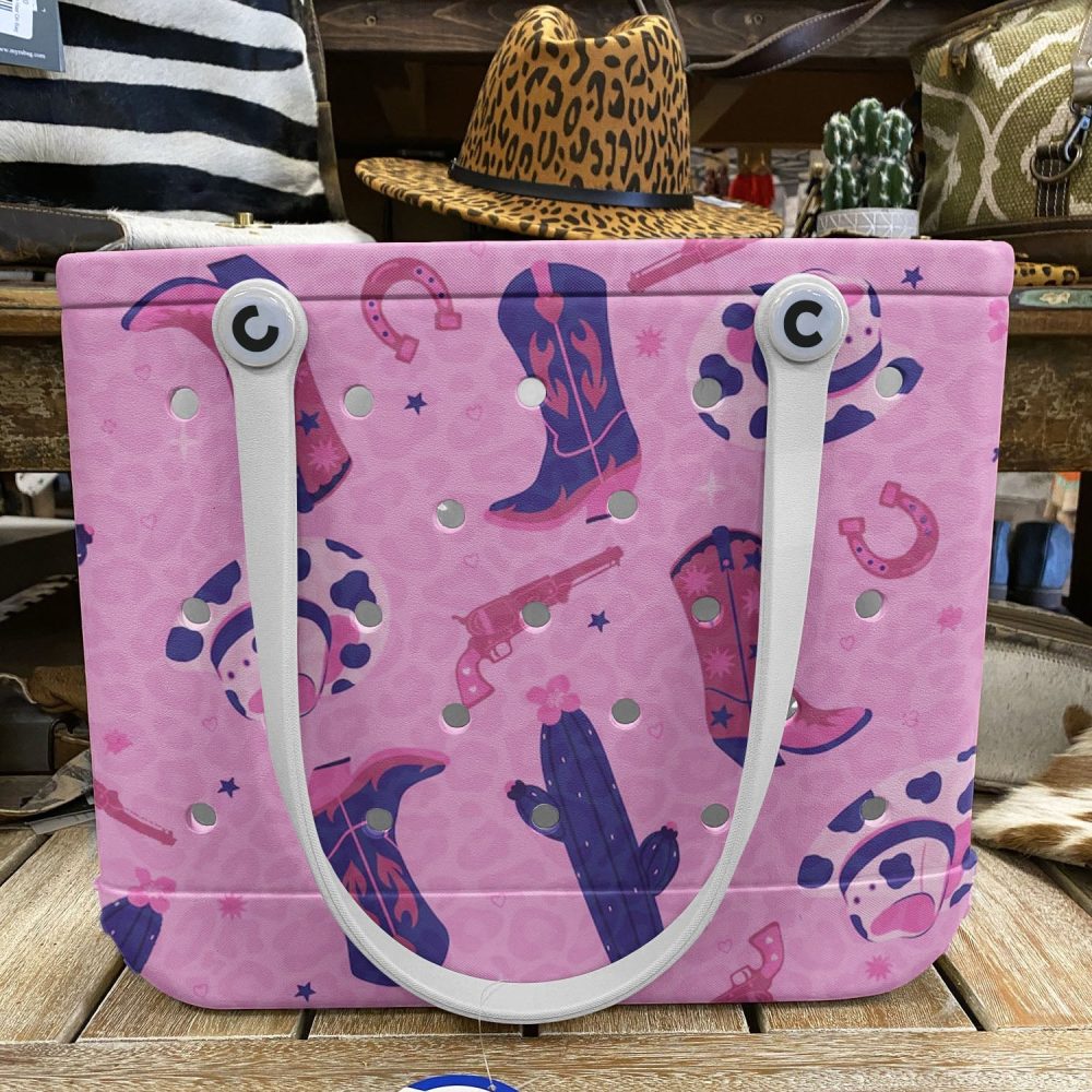 Bucket Tote Bag, Limited Edition Bogg Bag, Beach Bag Desert Diva - Image 4