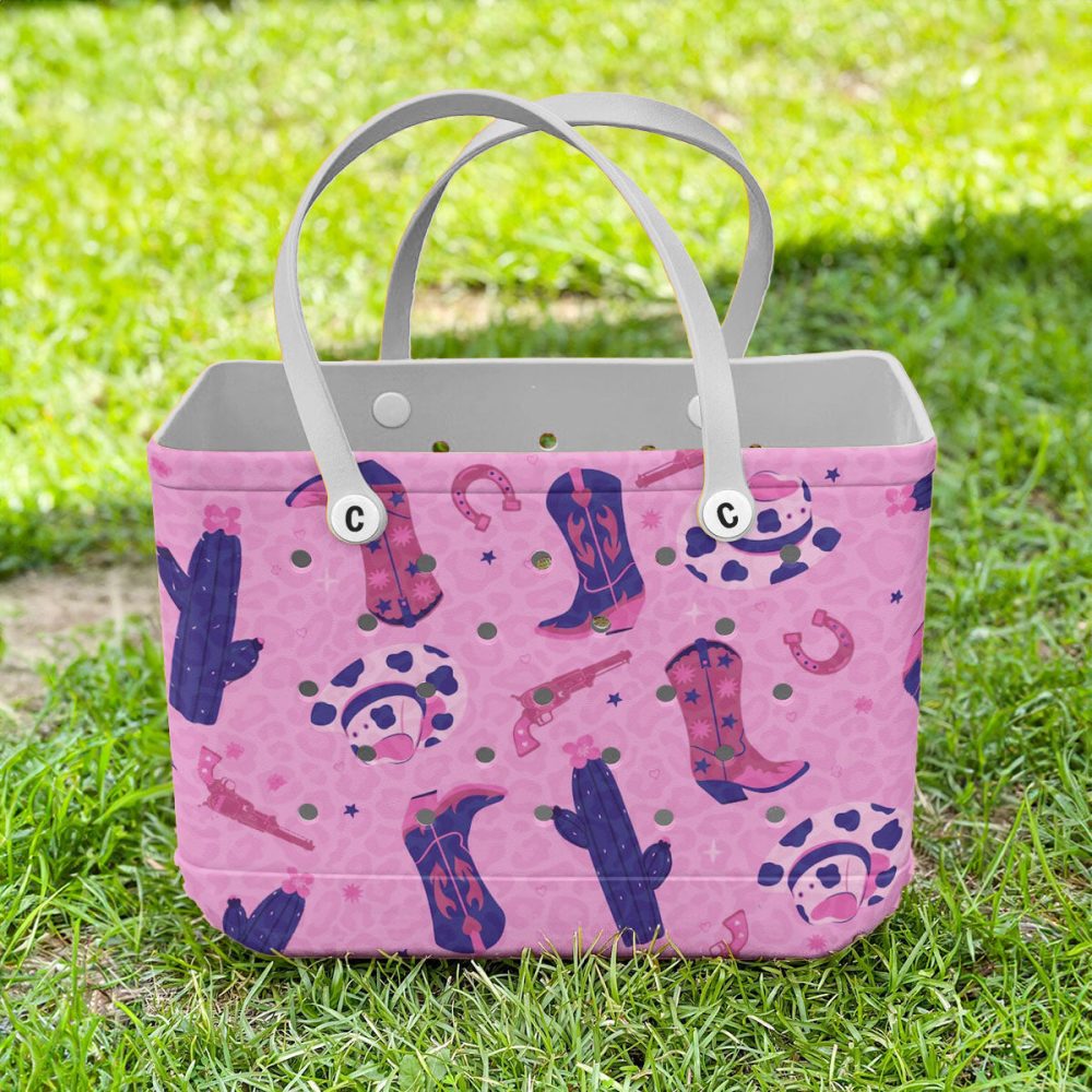 Bucket Tote Bag, Limited Edition Bogg Bag, Beach Bag Desert Diva - Image 3