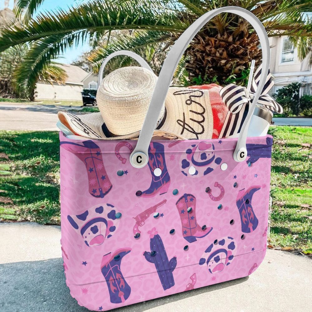 Bucket Tote Bag, Limited Edition Bogg Bag, Beach Bag Desert Diva - Image 5