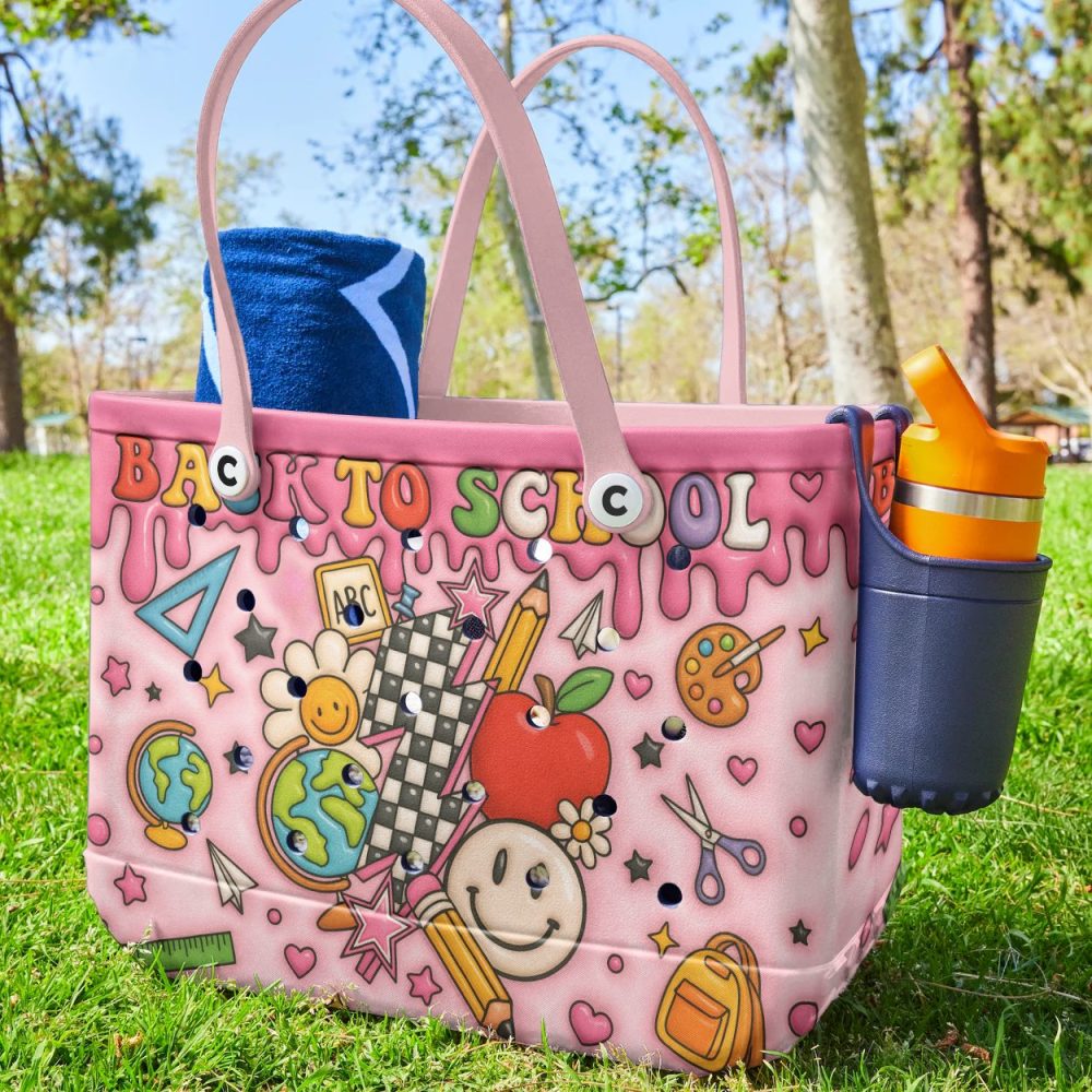 Colorful Back To School Tote Bag – Cute & Durable With Fun Designs For Kids - Image 4