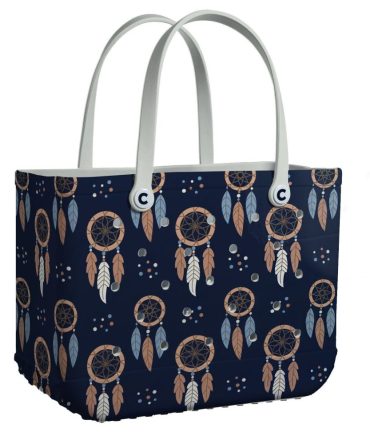 Bucket Tote Bag, Limited Edition Bogg Bag, Beach Bag Dream Catcher