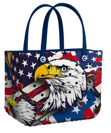 Bucket Tote Bag, Limited Edition Bogg Bag, Beach Bag Freedom Flyer