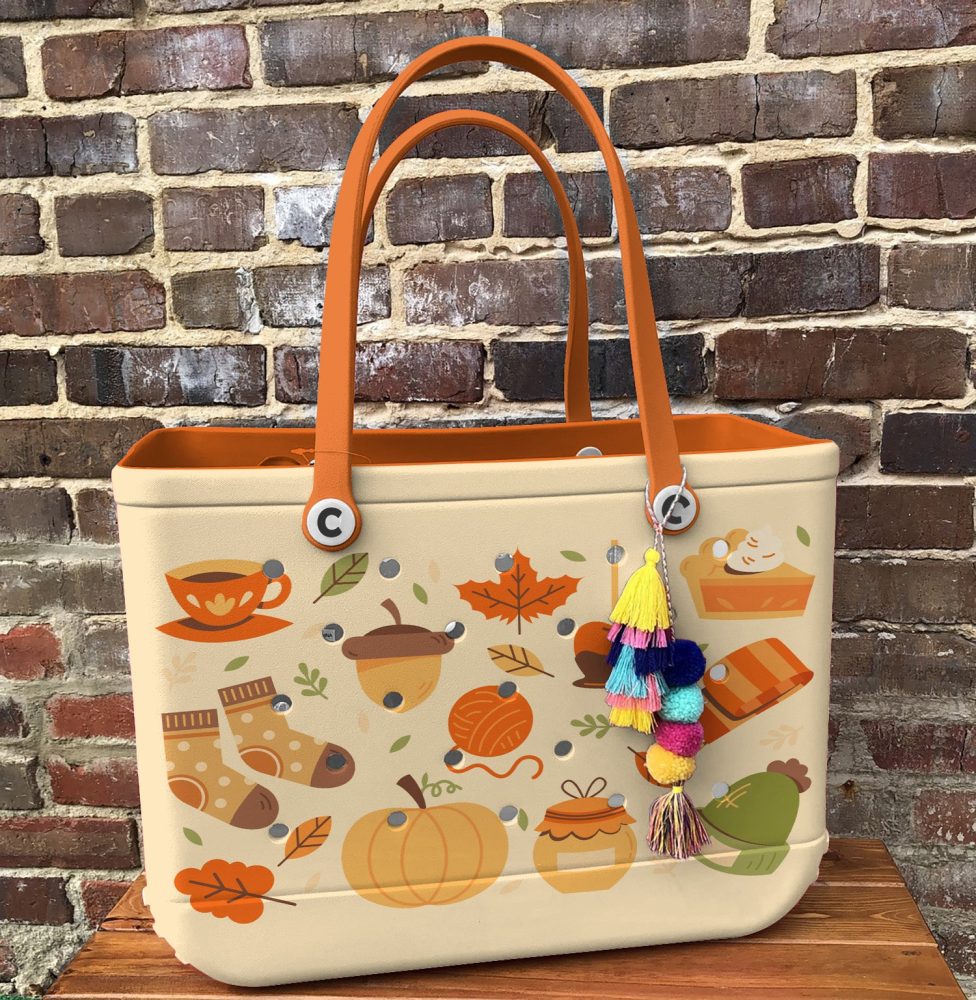 Charming Fall-Themed Tote Bag – Durable & Stylish For Seasonal Outings - Image 5