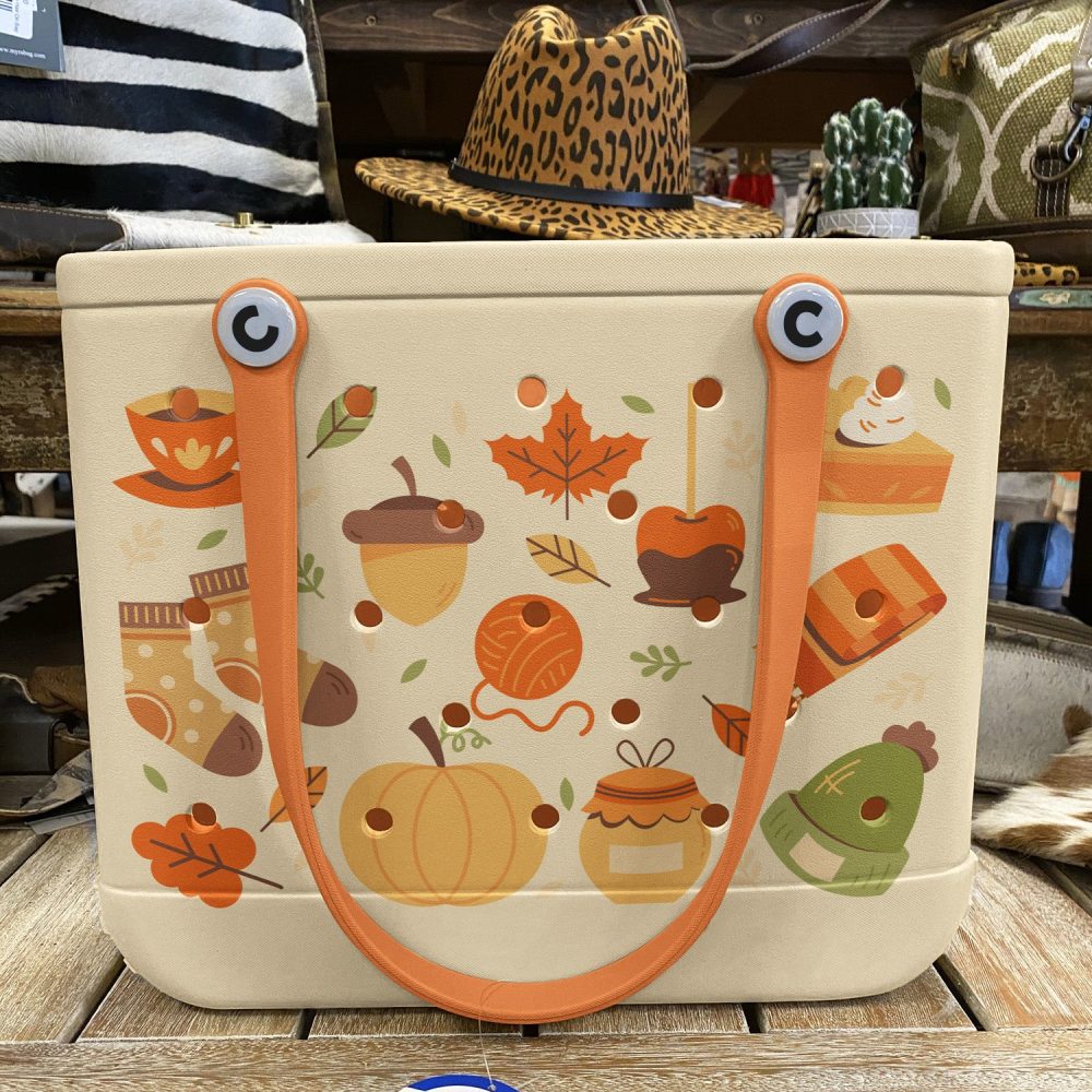 Charming Fall-Themed Tote Bag – Durable & Stylish For Seasonal Outings - Image 4