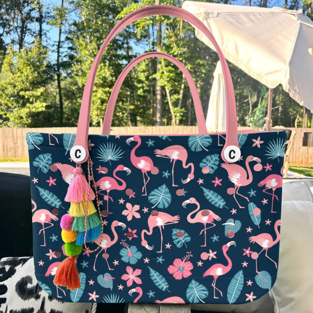 Bucket Tote Bag, Limited Edition Bogg Bag, Beach Bag Jungle Jamboree - Image 5