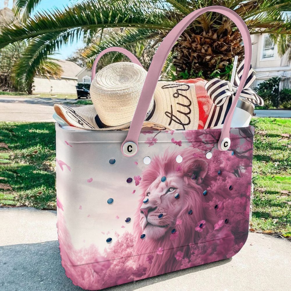 Bucket Tote Bag, Limited Edition Bogg Bag, Beach Bag Majestic Bloom - Image 5