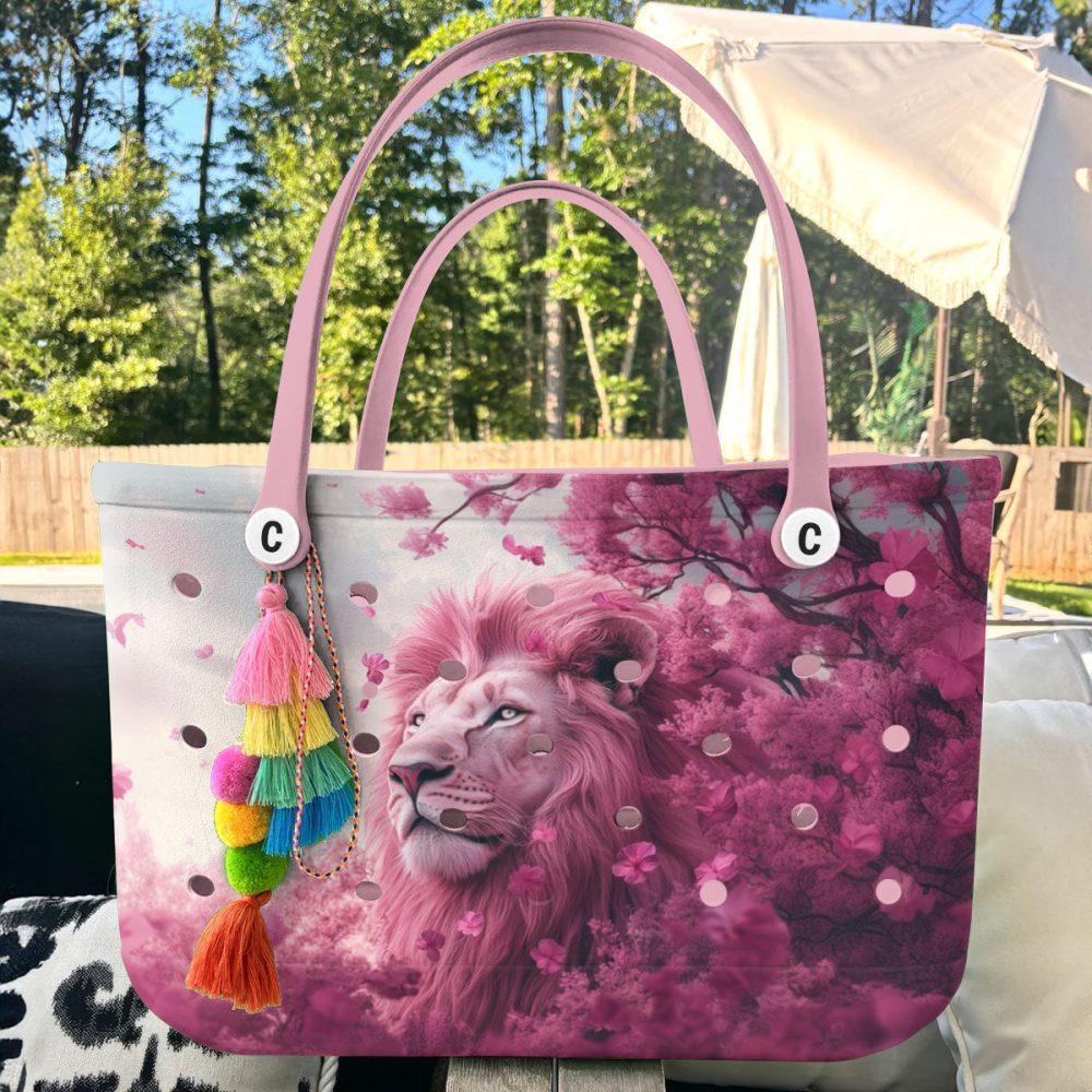 Bucket Tote Bag, Limited Edition Bogg Bag, Beach Bag Majestic Bloom - Image 4