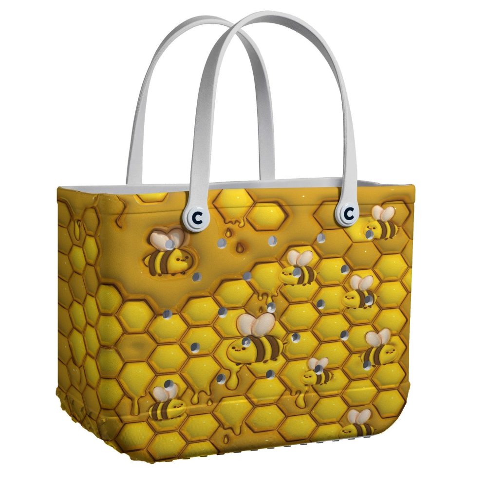 Bucket Tote Bag, Limited Edition Bogg Bag, Beach Bag Twinkle Honey