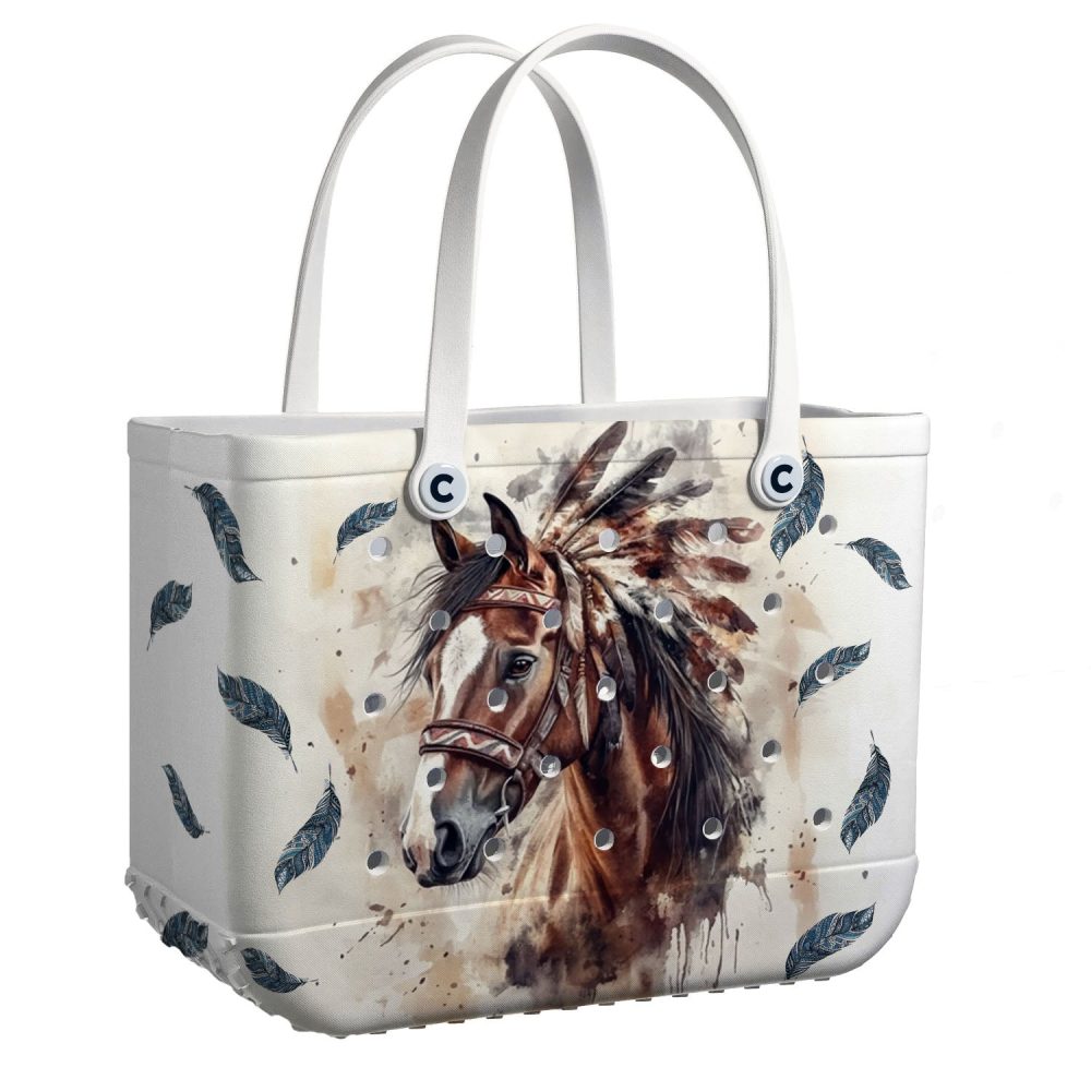 Bucket Tote Bag, Limited Edition Bogg Bag, Beach Bag Spirit Of The Wild