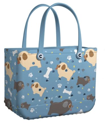 Bucket Tote Bag, Limited Edition Bogg Bag, Beach Bag Pugly Gorgeous