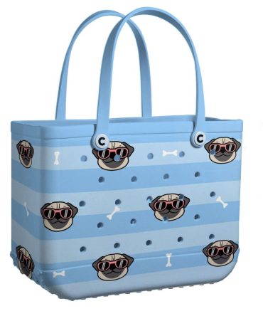 Bucket Tote Bag, Limited Edition Bogg Bag, Beach Bag Paw-Some Pals