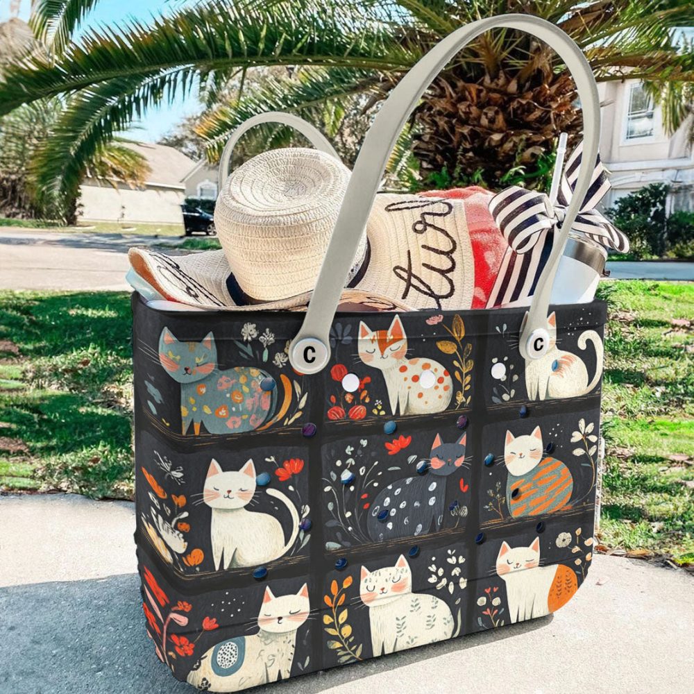 Bucket Tote Bag, Limited Edition Bogg Bag, Beach Bag Paw-Some Purse - Image 5