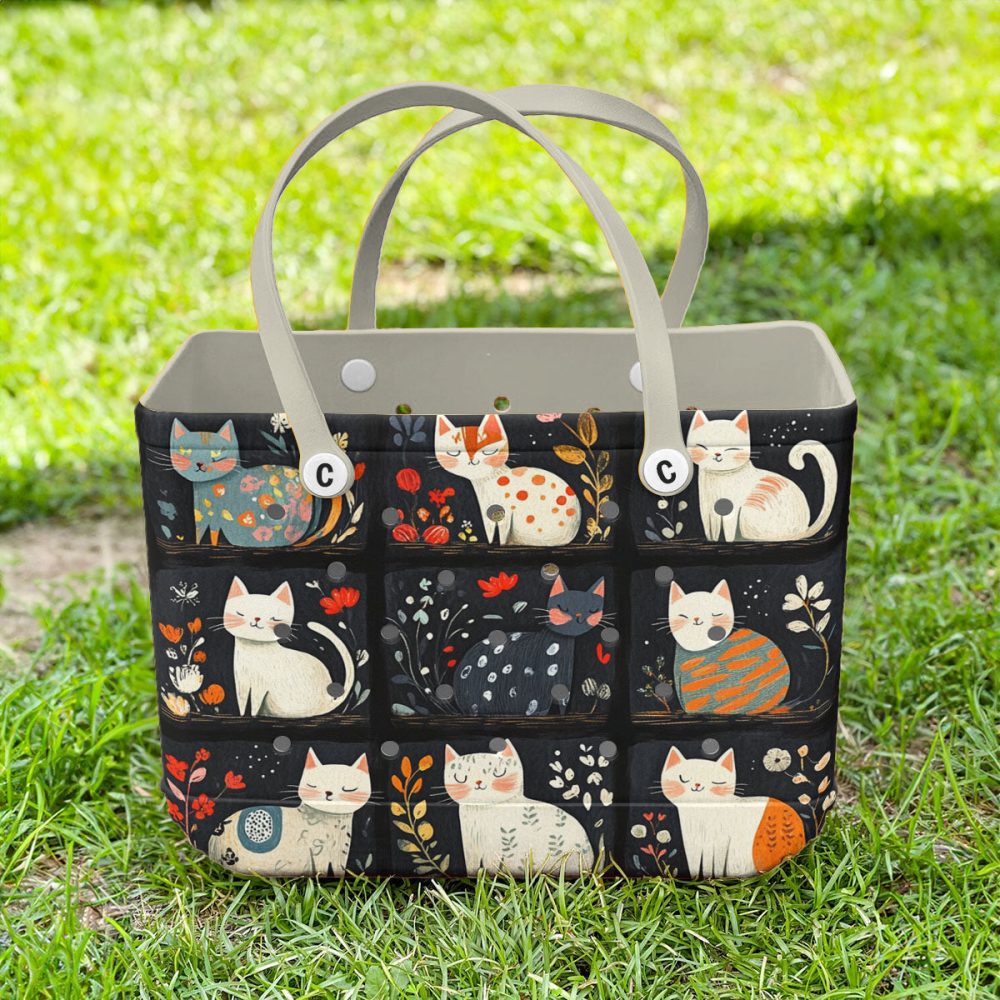 Bucket Tote Bag, Limited Edition Bogg Bag, Beach Bag Paw-Some Purse - Image 2