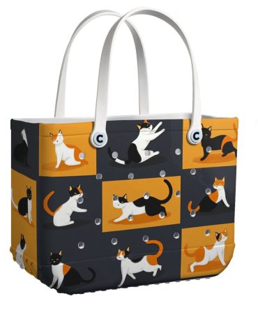 Bucket Tote Bag, Limited Edition Bogg Bag, Beach Bag Catitude Chic