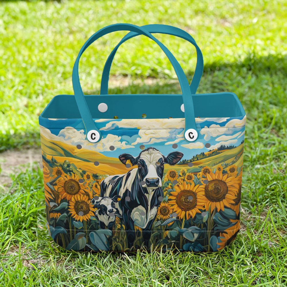 Bucket Tote Bag, Limited Edition Bogg Bag, Beach Bag Bucolic Beauty - Image 2