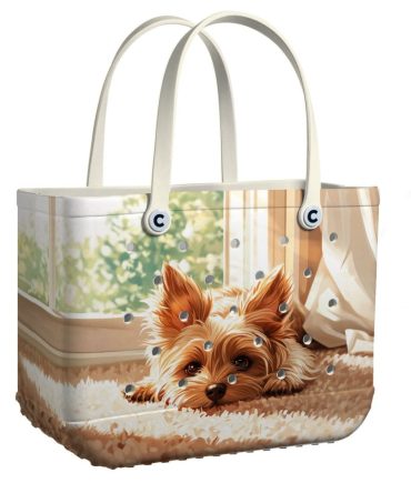 Chic Dog Print Tote Bag - Stylish, Durable & Versatile Pet Lovers' Handbag