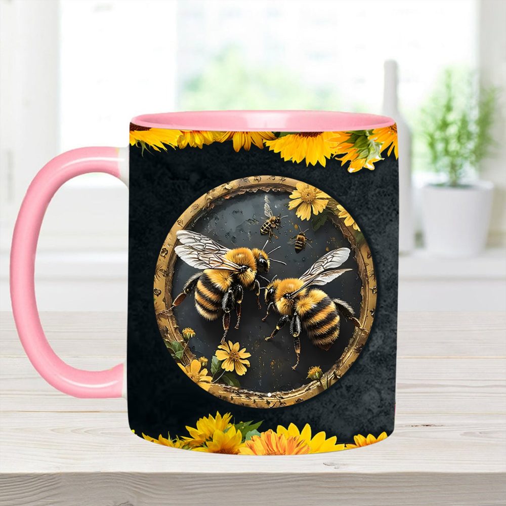 Bee Kind Sunflower Accent Mug - Image 10