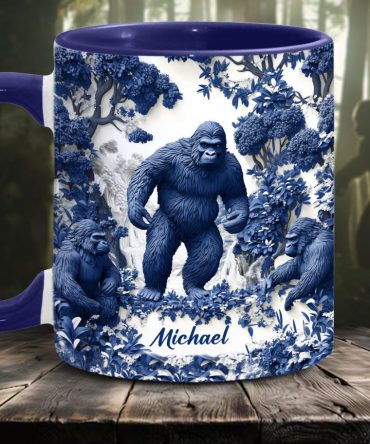 Bigfoot Summer Vibes - Personalized Accent Mug