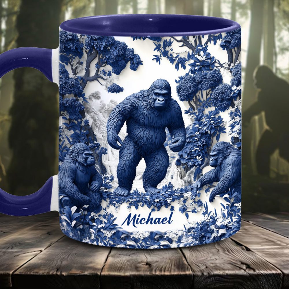 Bigfoot Summer Vibes - Personalized Accent Mug