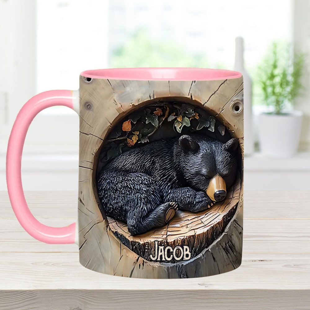 Black Bear - Personalized Hunting Accent Mug - Image 10