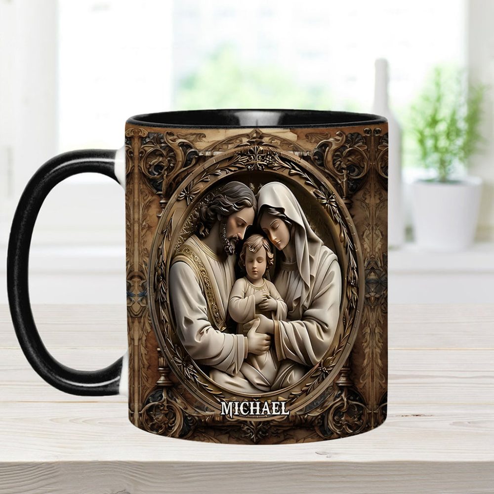 I Believe In Him - Personalized Christian Accent Mug - Image 7