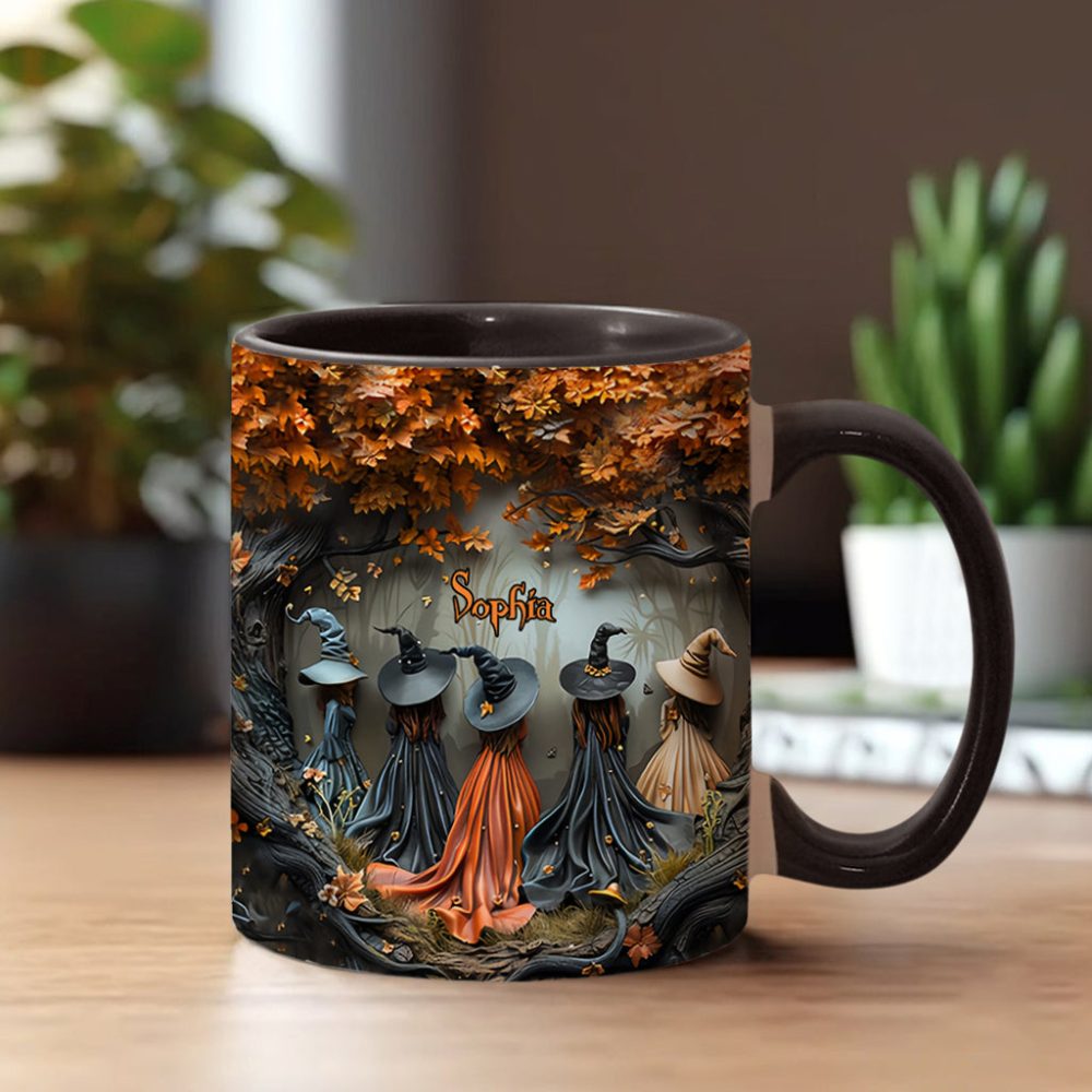 Beautiful Witches - Personalized Witch Accent Mug - Image 2
