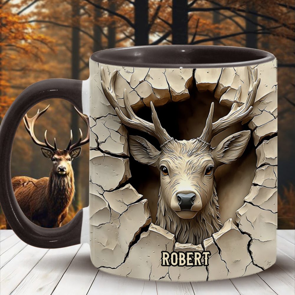 Love Hunting - Personalized Hunting Accent Mug