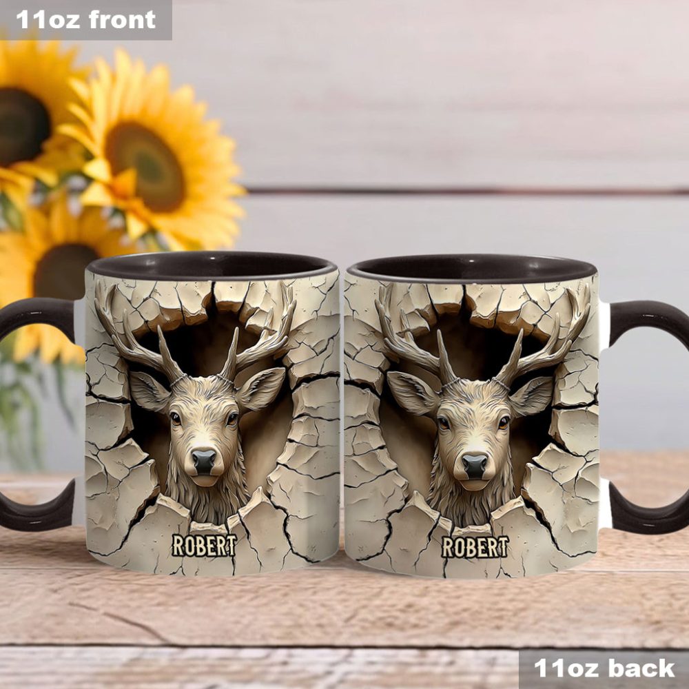Love Hunting - Personalized Hunting Accent Mug - Image 3