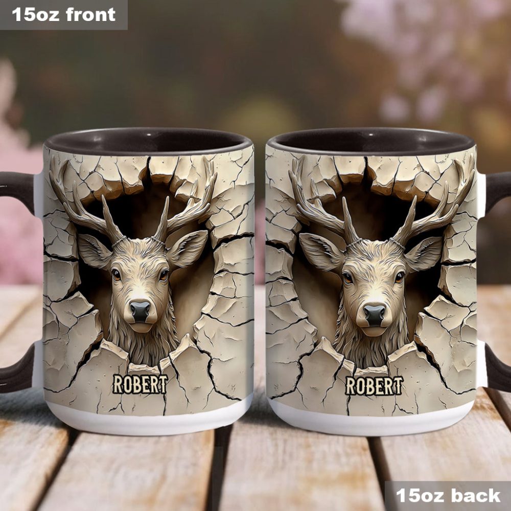 Love Hunting - Personalized Hunting Accent Mug - Image 4