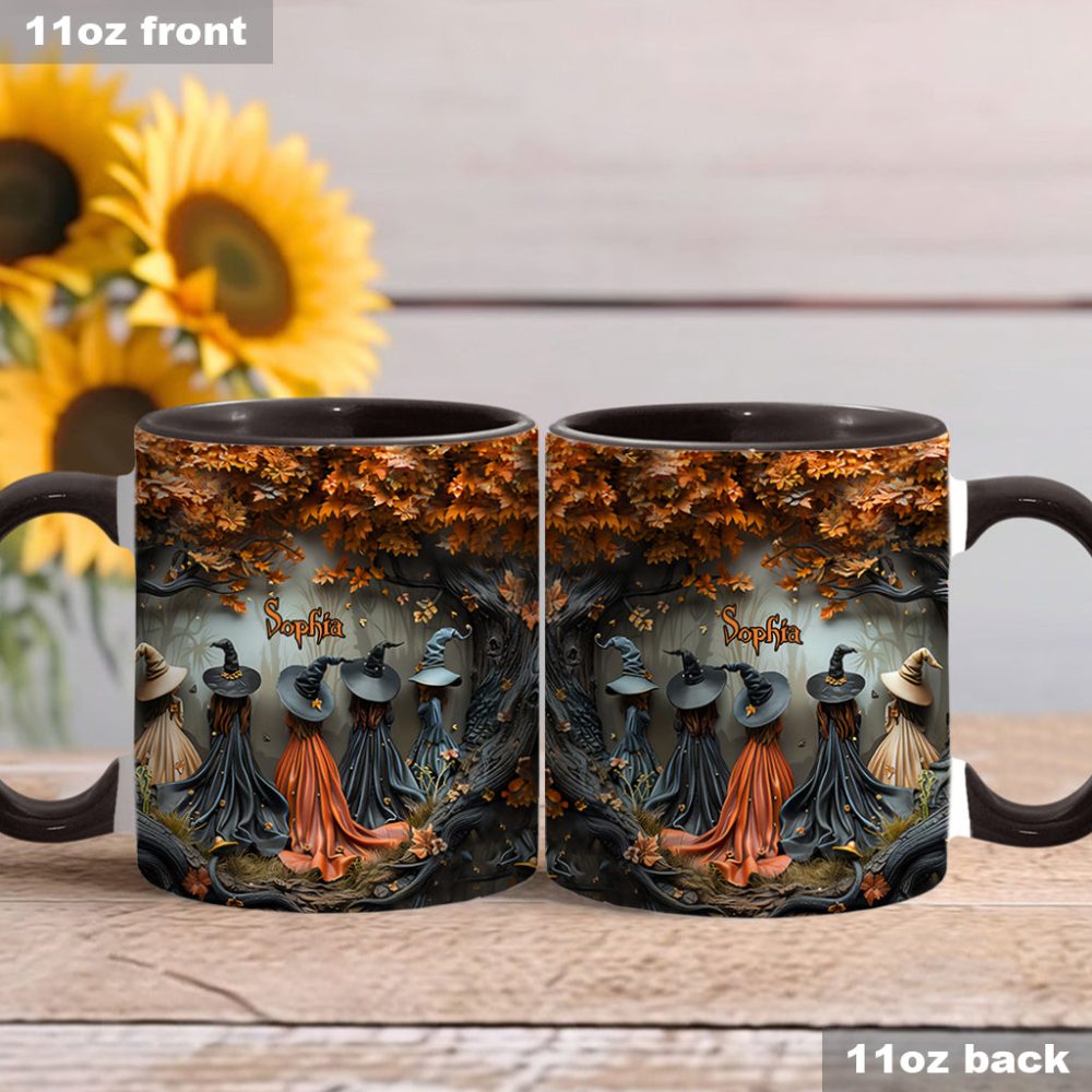Beautiful Witches - Personalized Witch Accent Mug - Image 3
