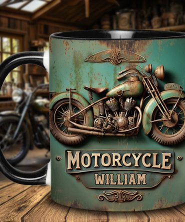 Motorcycle Lover - Personalized Biker Accent Mug