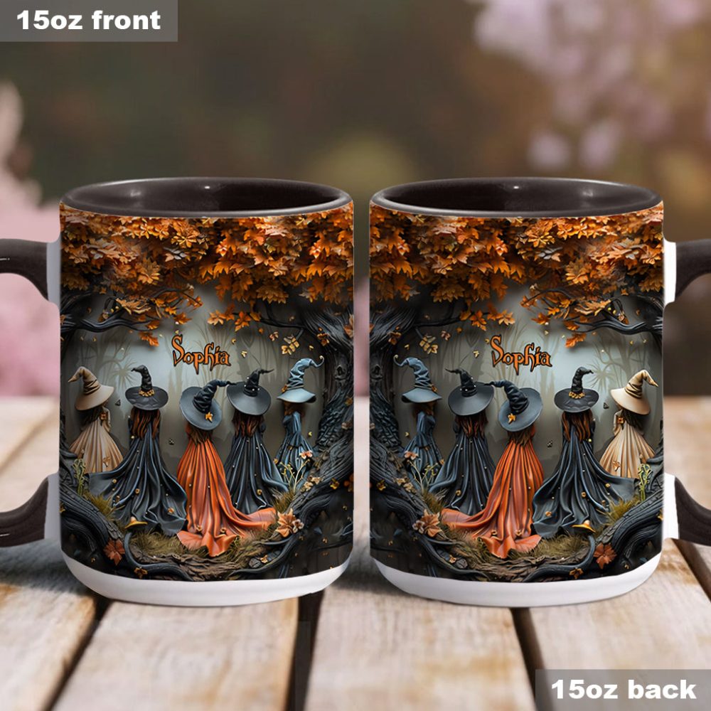 Beautiful Witches - Personalized Witch Accent Mug - Image 4