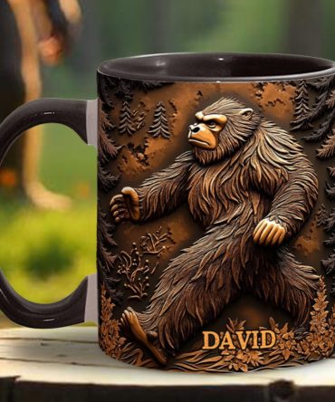 Believe In Yourself - Personalized Bigfoot Accent Mug