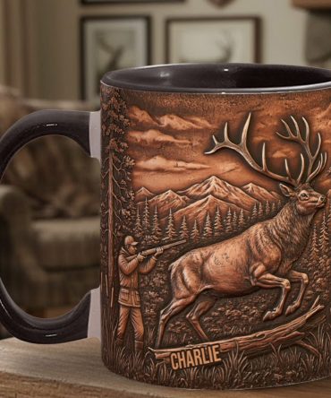 Hunter’S Triumph – Personalized Hunting Accent Mug