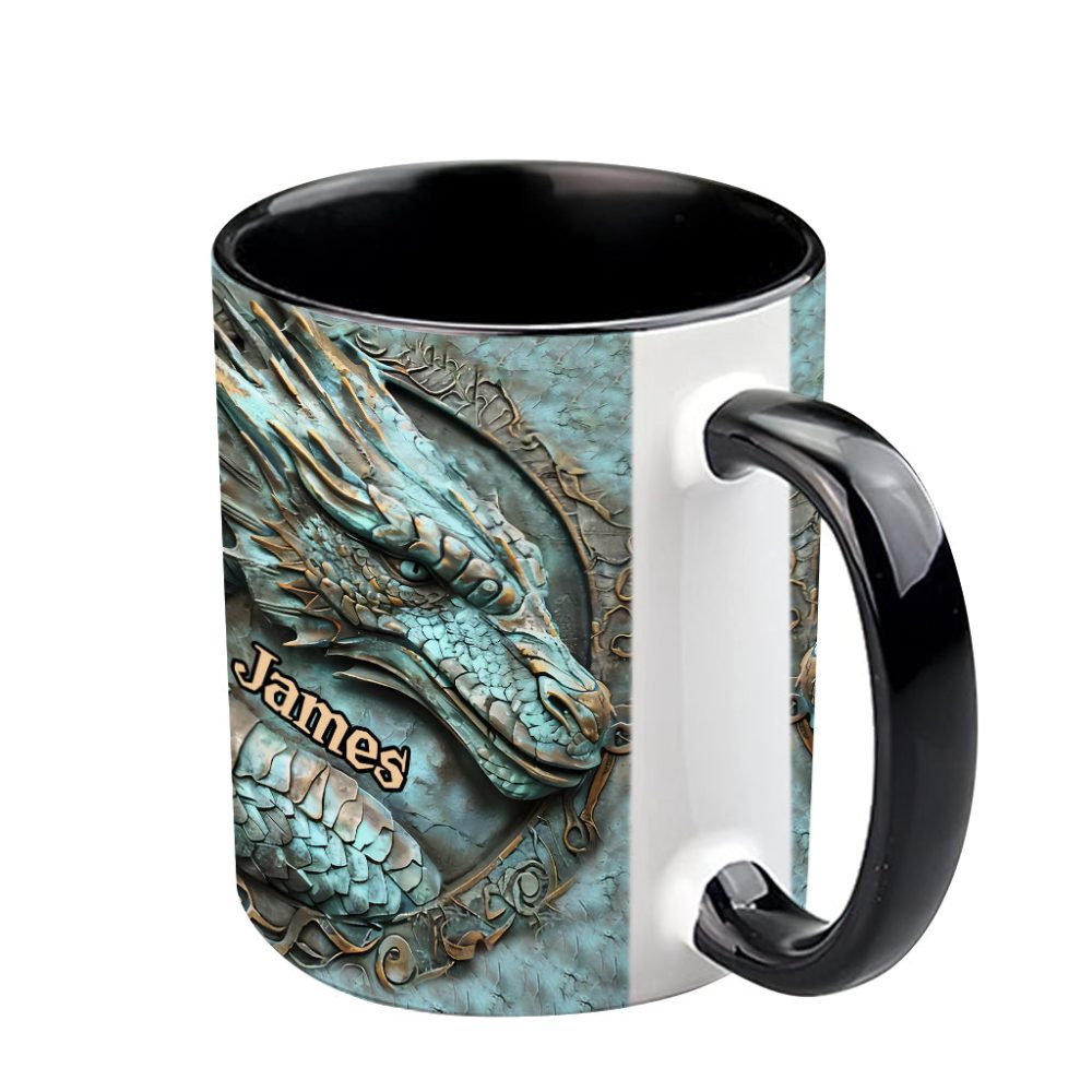 My Spirit Animal - Personalized Dragon Accent Mug - Image 5