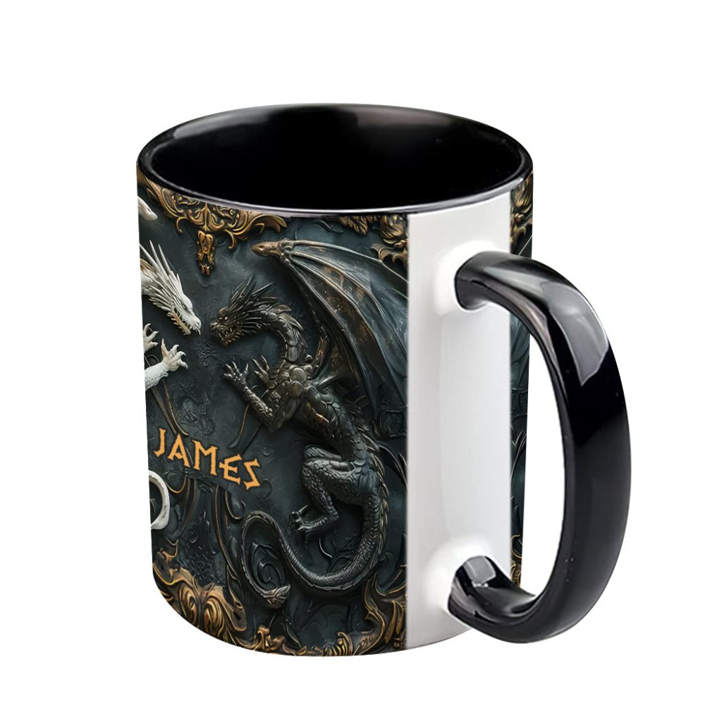 Love Dragons - Personalized Dragon Accent Mug - Image 5
