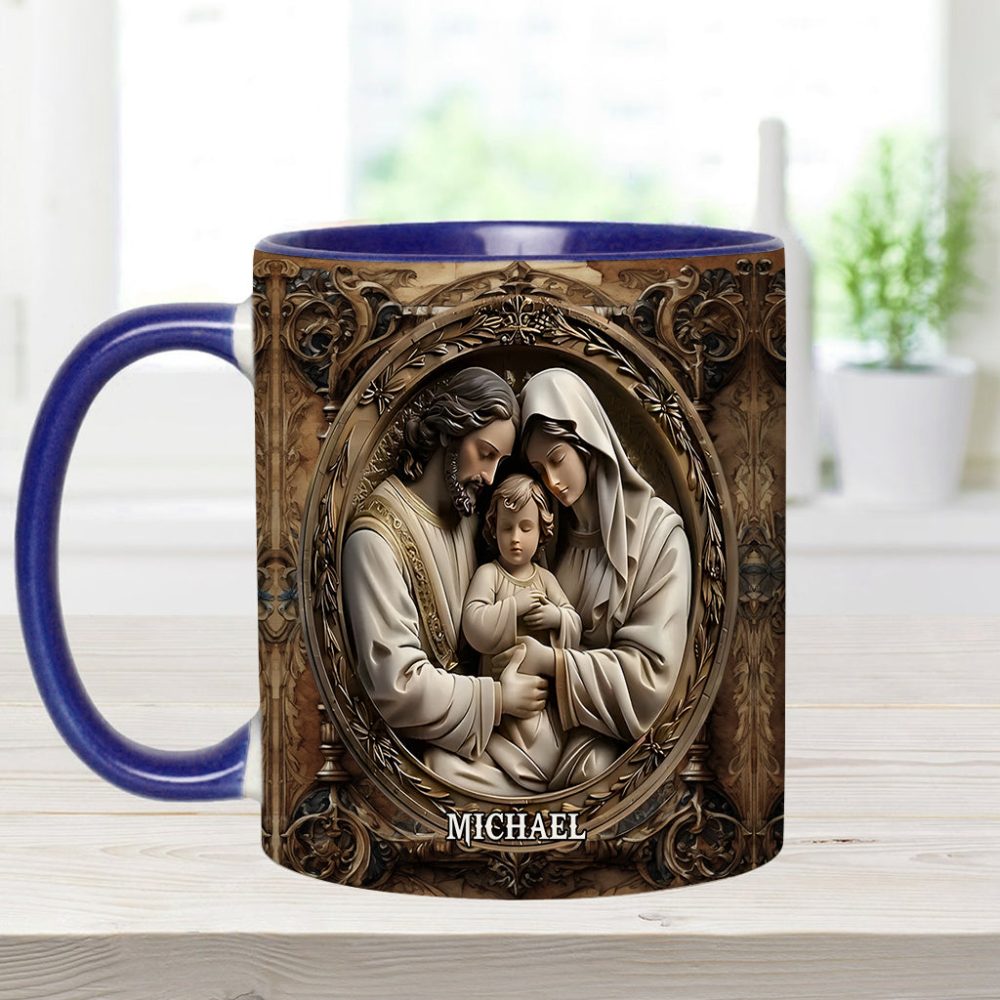 I Believe In Him - Personalized Christian Accent Mug - Image 9