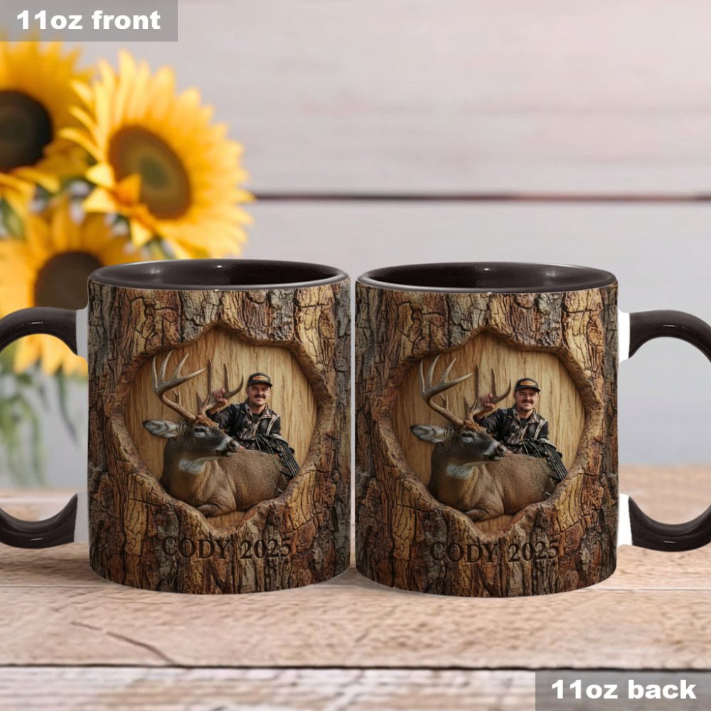 Custom From Any Photo - Personalized Hunting Accent Mug - Image 2