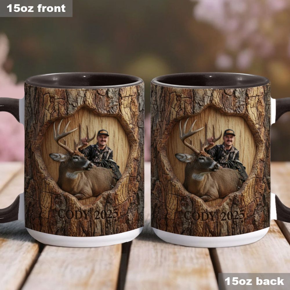 Custom From Any Photo - Personalized Hunting Accent Mug - Image 3