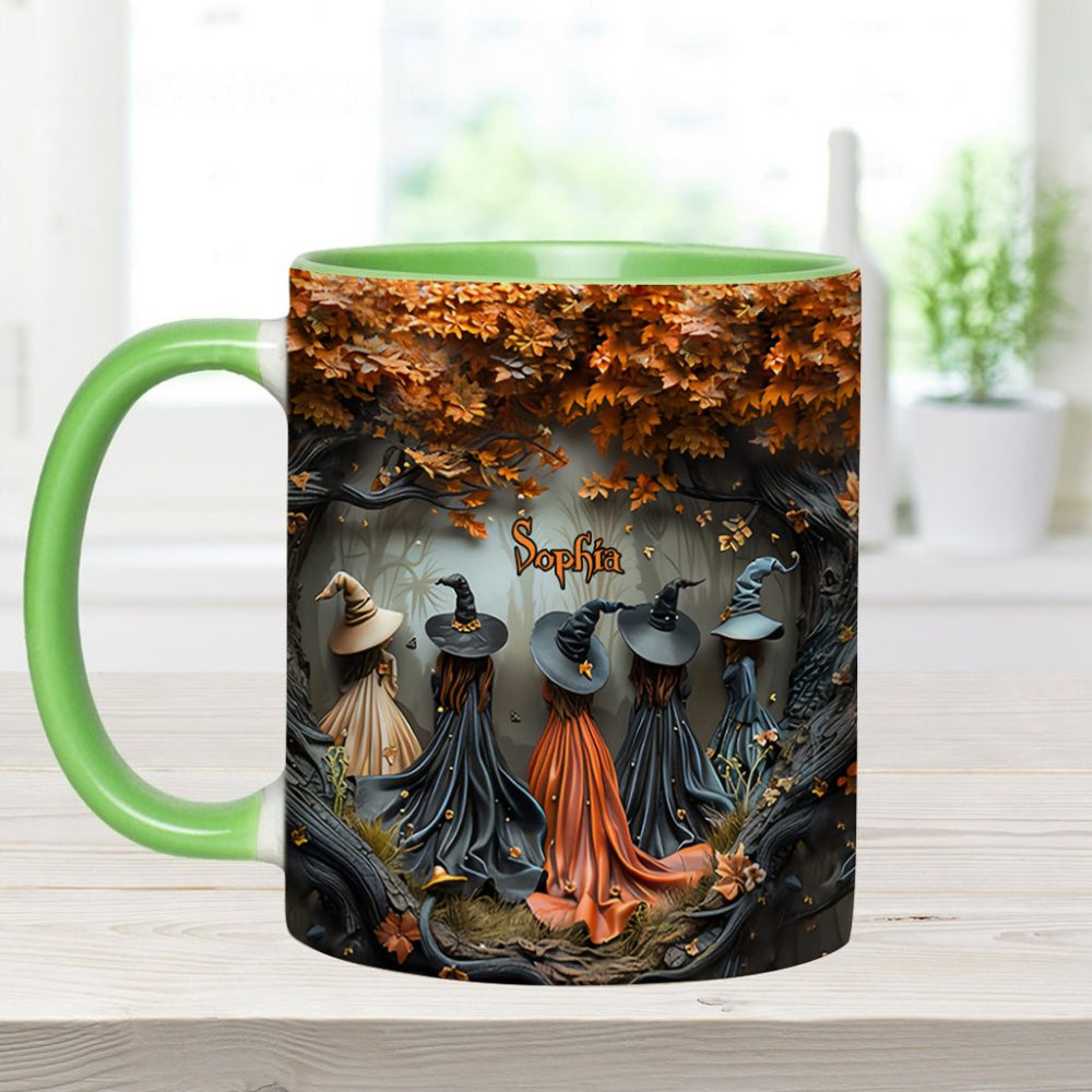 Beautiful Witches - Personalized Witch Accent Mug - Image 8