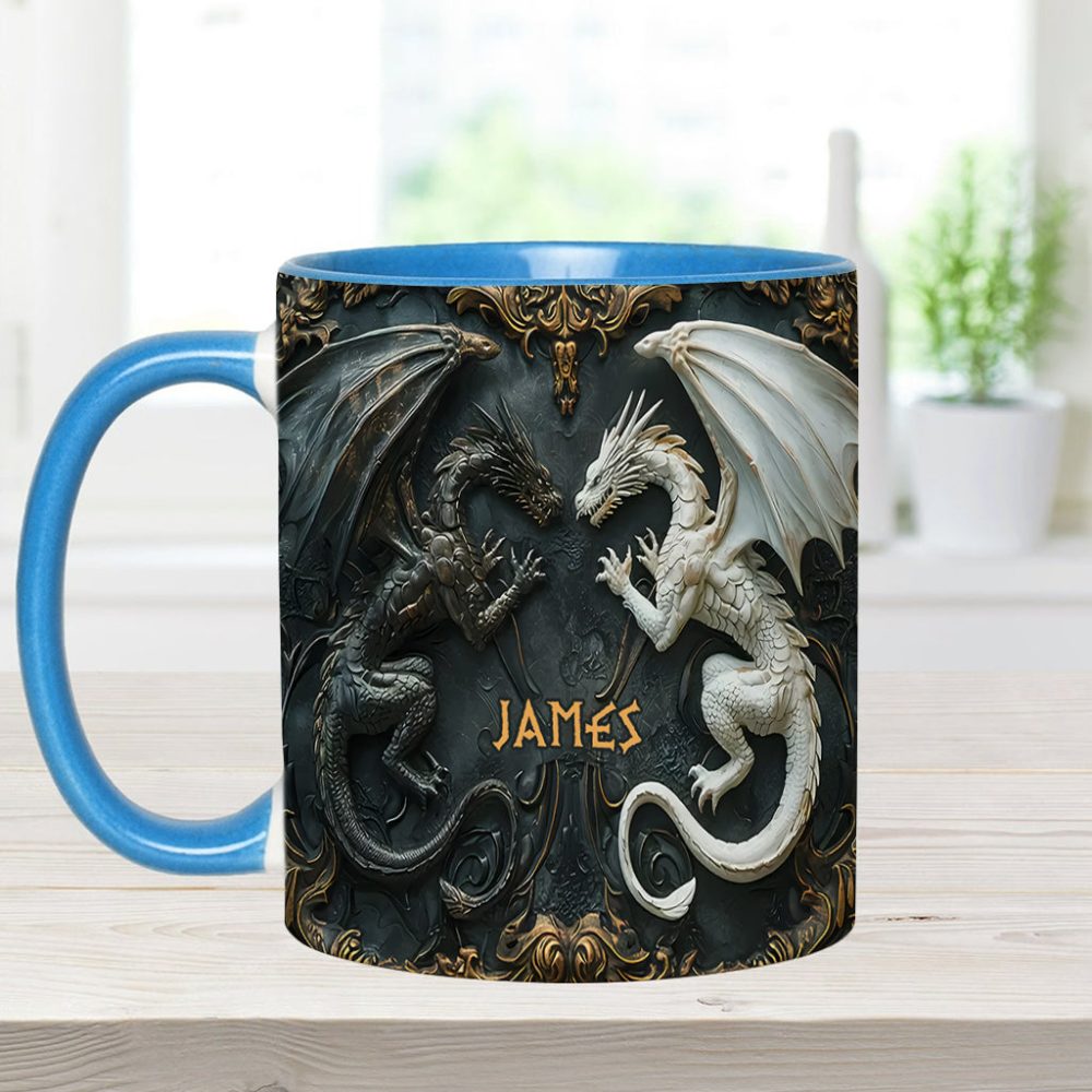 Love Dragons - Personalized Dragon Accent Mug - Image 9