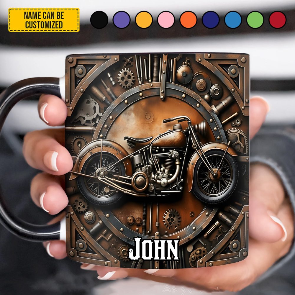 Legendary Rider – Personalized Bike Accent Mug - Image 3