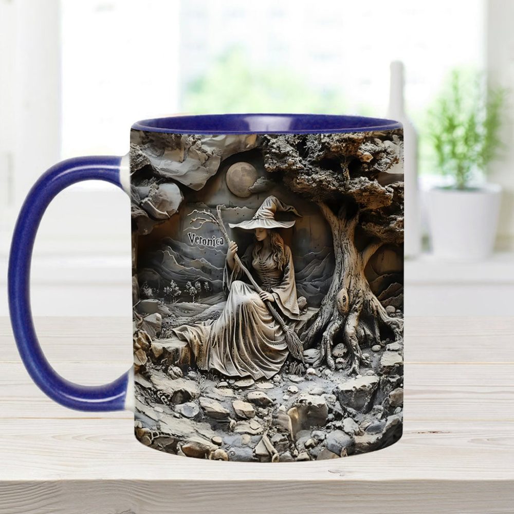 Beautiful Witch - Personalized Witch Accent Mug - Image 10